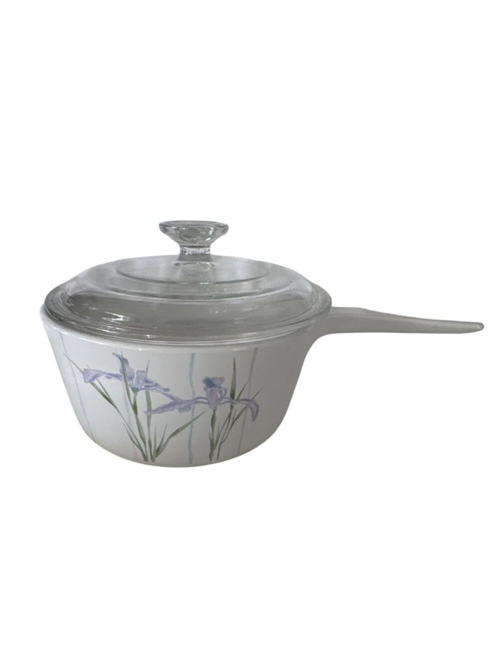 CorningWare Blue Iris 1.5L Saucepan With Glass Lid Vintage Shadow Iris